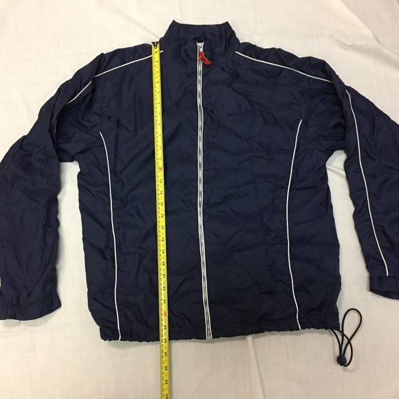 Fila Windbreaker Mens Blue XL Mesh Lining - Picture 7 of 7